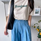 Bonjour Print Short sleeve Cotton T-shirts