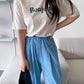 Bonjour Print Short sleeve Cotton T-shirts