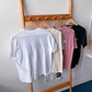 Bonjour Print Short sleeve Cotton T-shirts