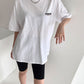 Foretime Print Overfit Short sleeve T-shirts