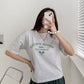 Tennis Club Print T-shirts Short Sleeve