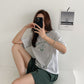 Tennis Club Print T-shirts Short Sleeve