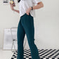High Waist Flared Pleated Pants
