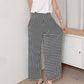 Diamond Plaid High Waist Wide Pants