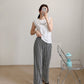 Diamond Plaid High Waist Wide Pants