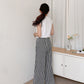 Diamond Plaid High Waist Wide Pants