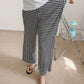 Diamond Plaid High Waist Wide Pants