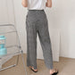 Diamond Plaid High Waist Wide Pants