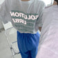 Reflect Print Overfit Boxy Cotton T-shirts