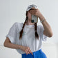 Reflect Print Overfit Boxy Cotton T-shirts
