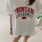 Beaumont Print Overfit Boxy Cotton T-shirts