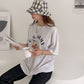 US Army Print Overfit Boxy Cotton T-shirts