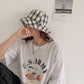 US Army Print Overfit Boxy Cotton T-shirts