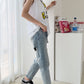 Banana Print Sleeveless Top Cotton T-shirts