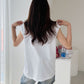 Banana Print Sleeveless Top Cotton T-shirts