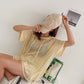 Summer Short Sleeve Overfit Boxy Hoodie