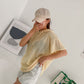 Summer Short Sleeve Overfit Boxy Hoodie