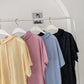 Summer Short Sleeve Overfit Boxy Hoodie