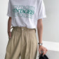 Vintage is Print Top Cotton T-shirts