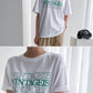 Vintage is Print Top Cotton T-shirts