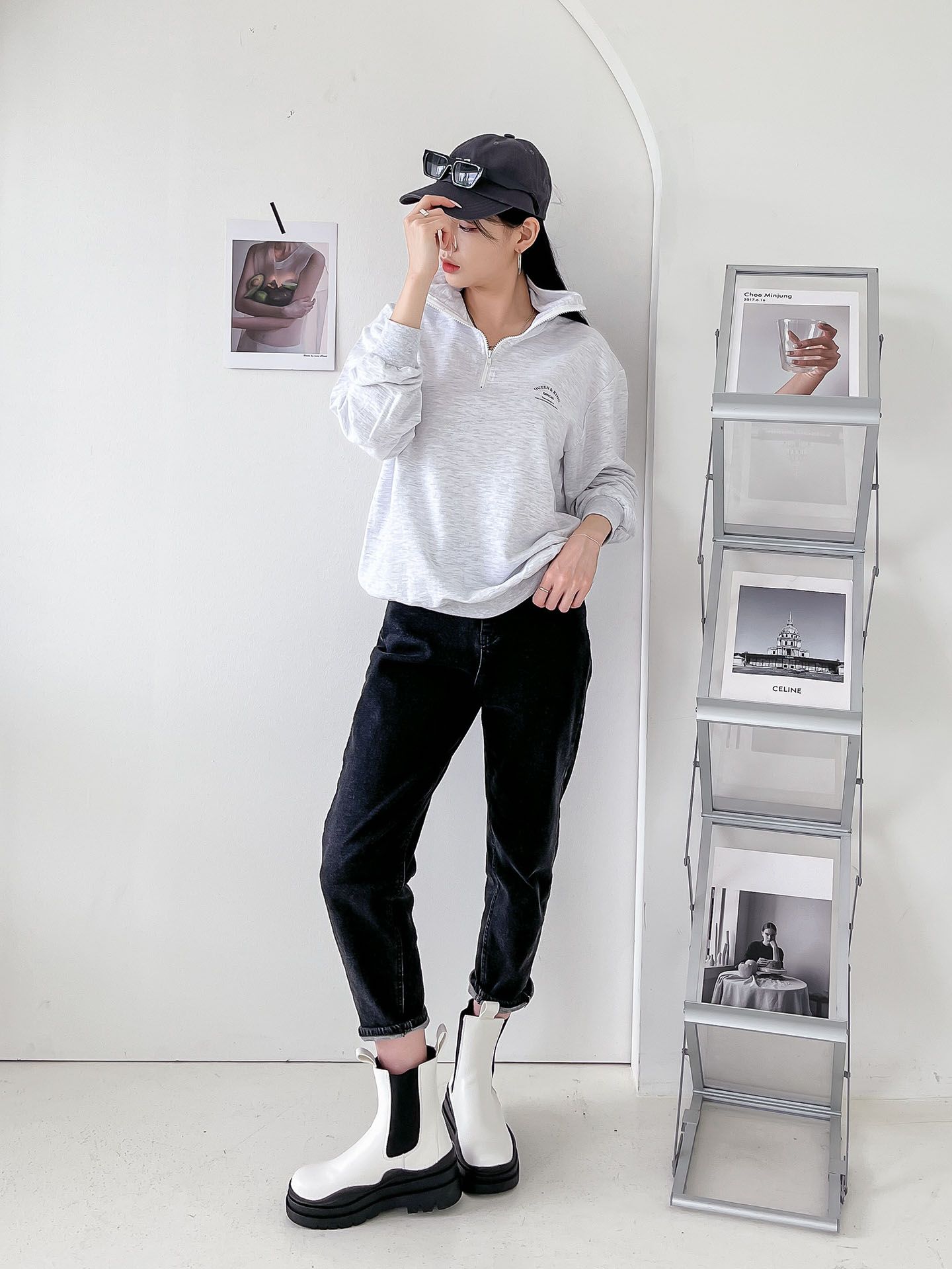 Half Zip Up Zipper Sweatshirts