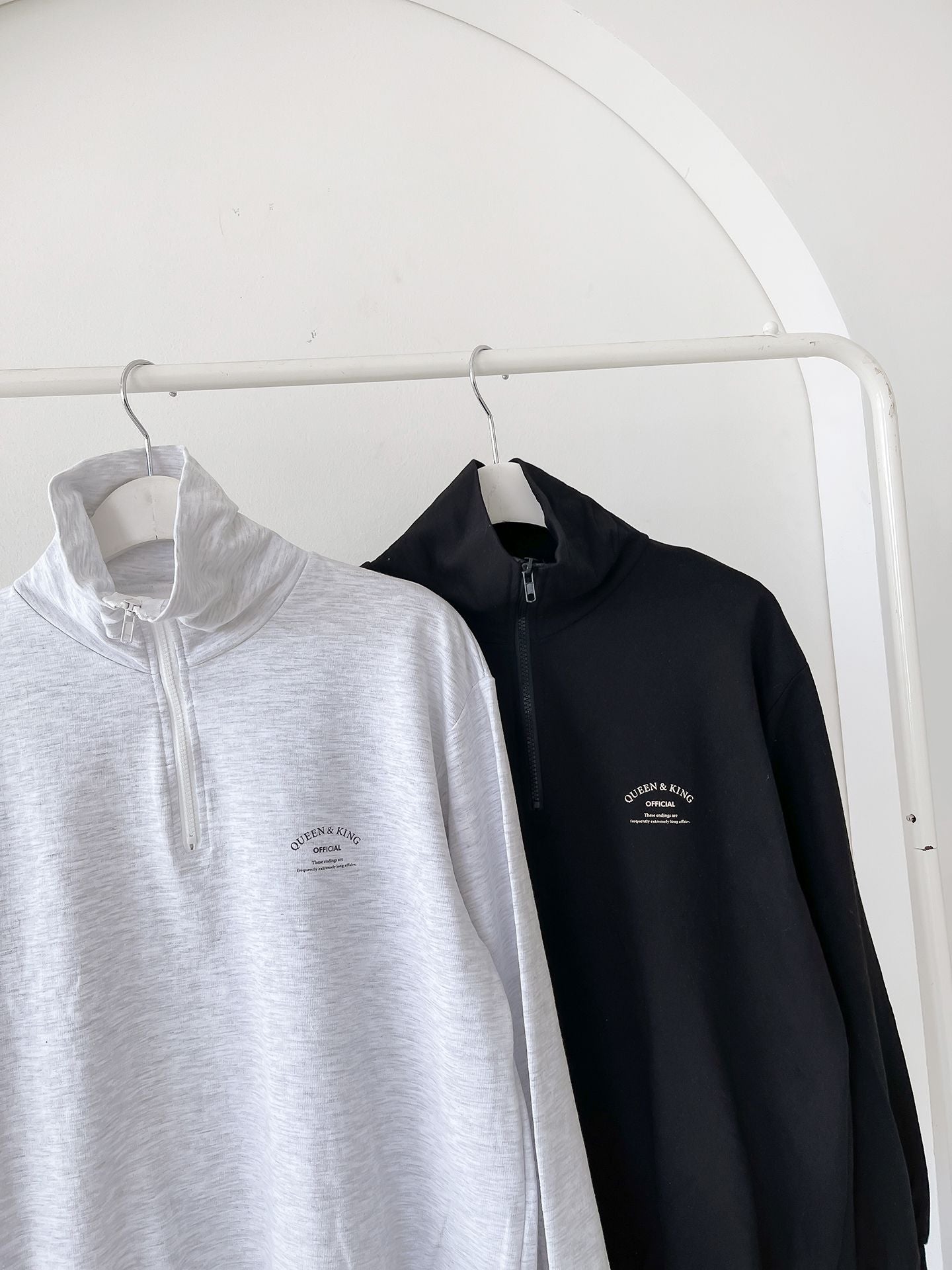 Half Zip Up Zipper Sweatshirts