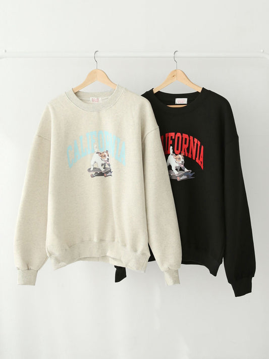 Skateboarding Dog fleece Sweatshirts