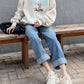 Skateboarding Dog fleece Sweatshirts