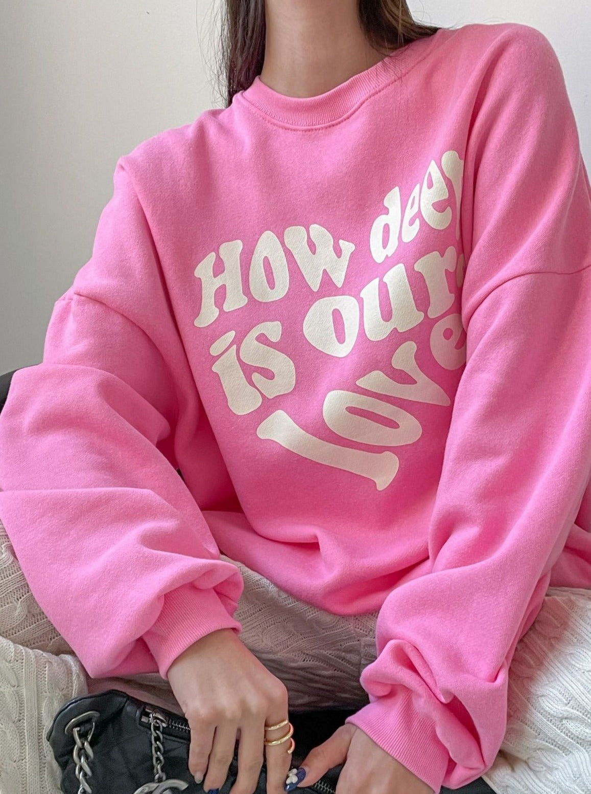 How Deep Is Your Love fleece Sweatshirts