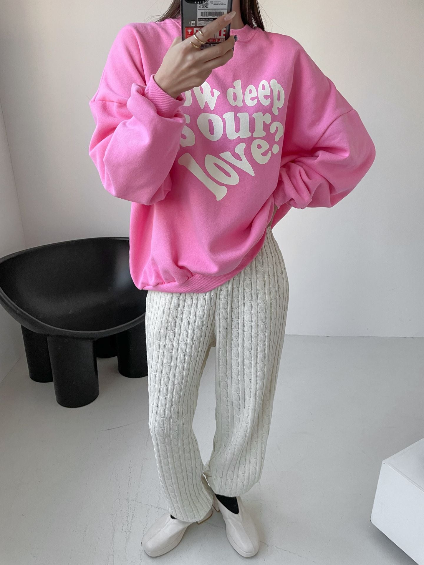 How Deep Is Your Love fleece Sweatshirts
