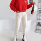 Tennis Embroidery Raglan Sleeve Sweatshirts
