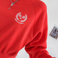 Tennis Embroidery Raglan Sleeve Sweatshirts