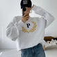 Laurel Wreath Embroidery Sweatshirts
