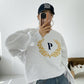 Laurel Wreath Embroidery Sweatshirts