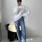 Laurel Wreath Embroidery Sweatshirts