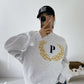 Laurel Wreath Embroidery Sweatshirts