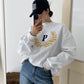 Laurel Wreath Embroidery Sweatshirts