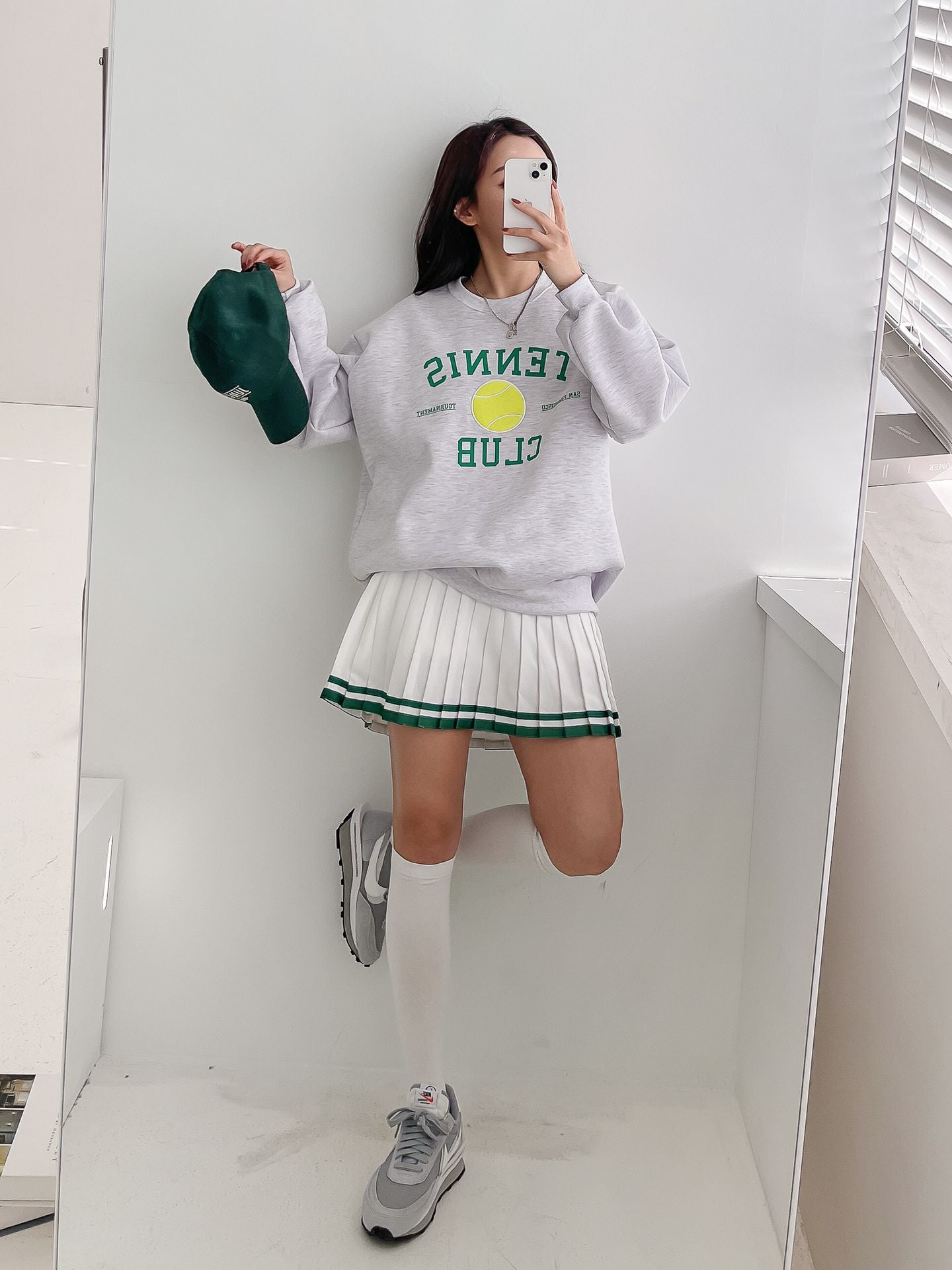 Tennis Club Ball Patch Sweatshirts