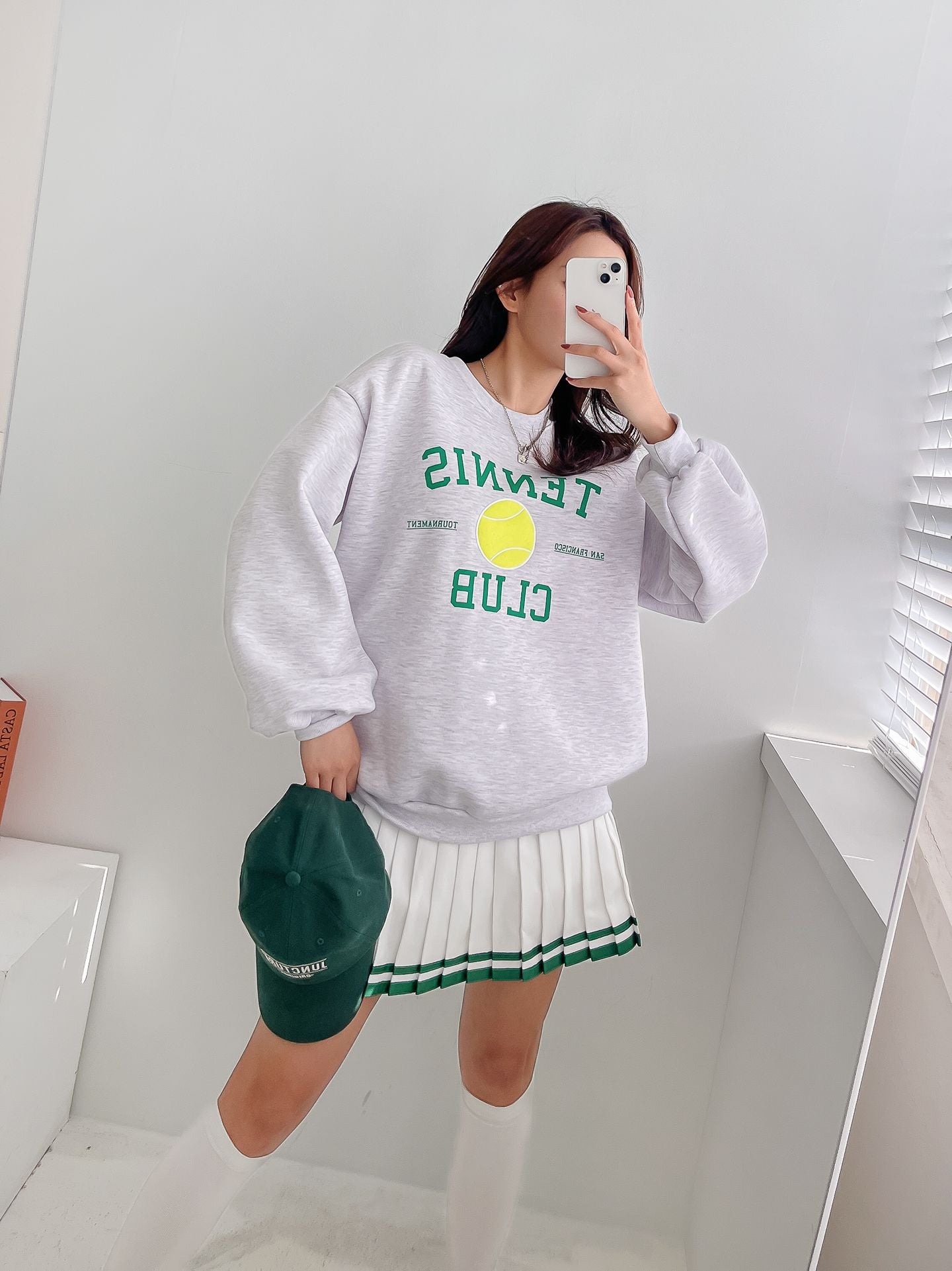 Tennis Club Ball Patch Sweatshirts
