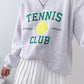 Tennis Club Ball Patch Sweatshirts