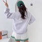 Tennis Club Ball Patch Sweatshirts