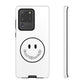 Smiley Happy Face Good Vibes Only Message Printed Phone Case