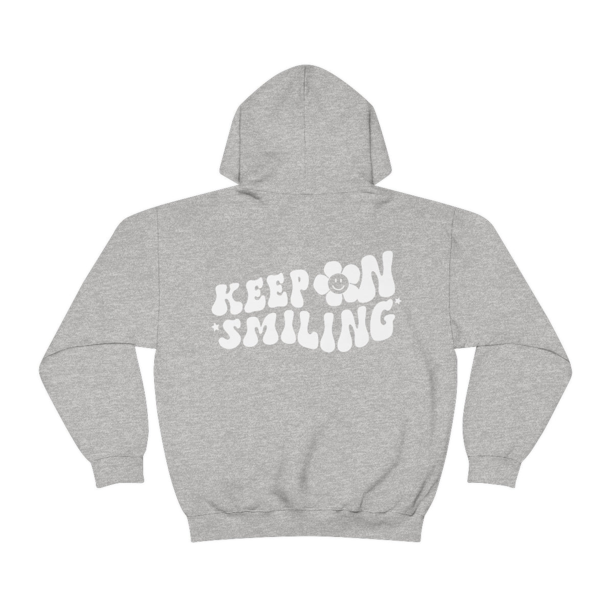 Keep On Smiling / Unisex Heavy Blend™ Hooded Sweatshirt / Dark Colors