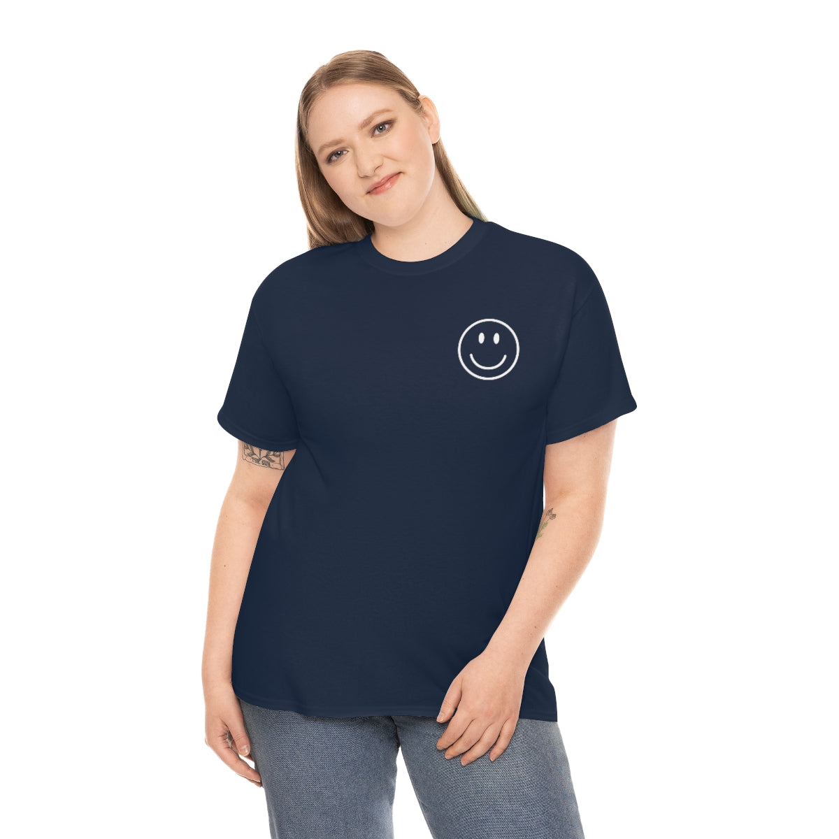 Keep On Smiling / T-shirt Unisex Heavy Cotton Tee / Dark Colors