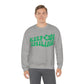 Keep On Smiling Sweatshirt / Unisex Heavy Blend™ Crewneck Sweatshirt / Green