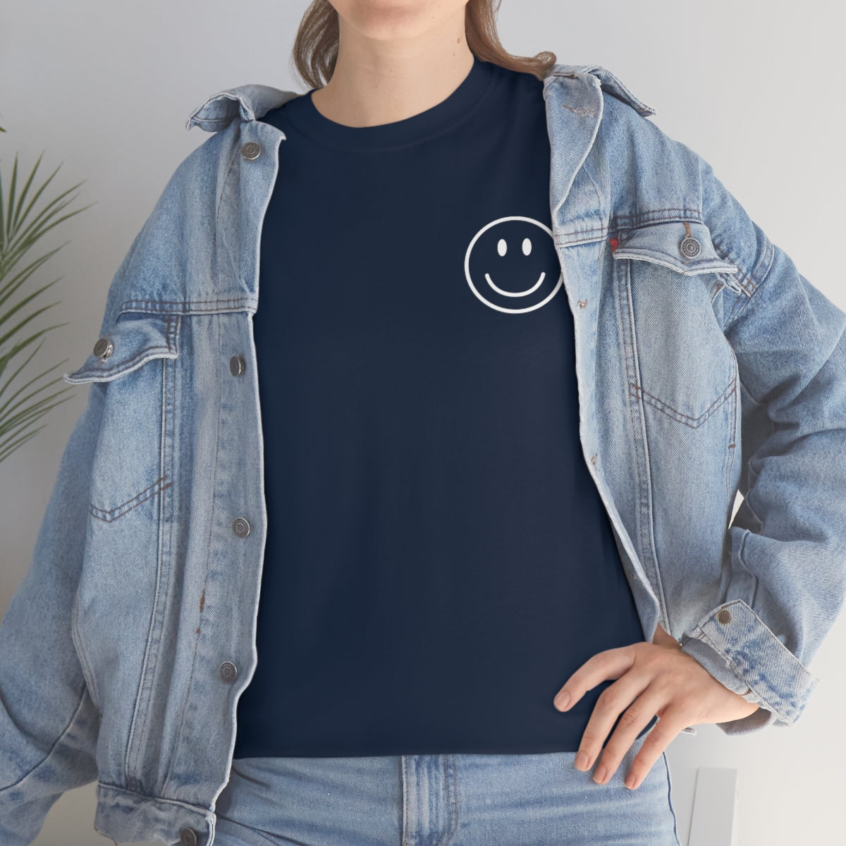 Keep On Smiling / T-shirt Unisex Heavy Cotton Tee / Dark Colors