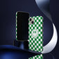 Checkered Board Smiley Happy Face / Slim Phone Cases, Case-Mate / Green
