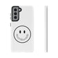 Smiley Happy Face Good Vibes Only Message Printed Phone Case