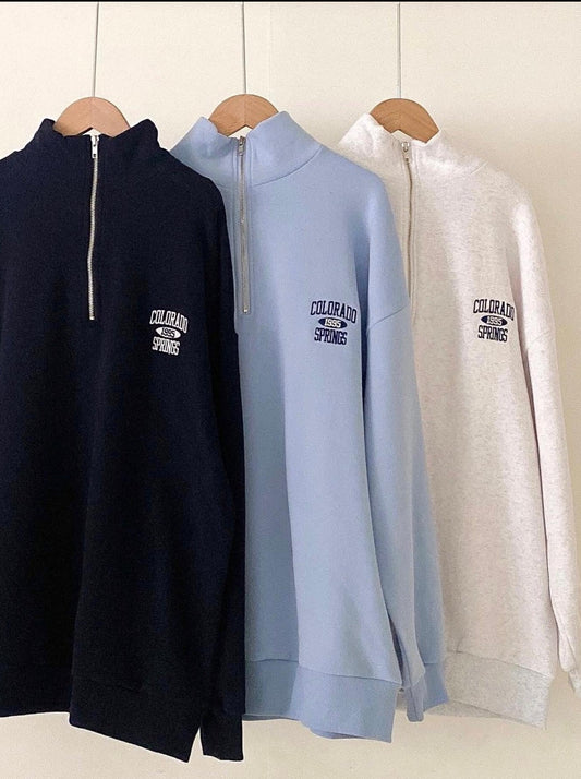 Colorado Springs 1995 Half Zip up Sweatshirts