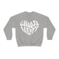 Choose Happy Sweatshirt / Unisex Heavy Blend™ Crewneck Sweatshirt